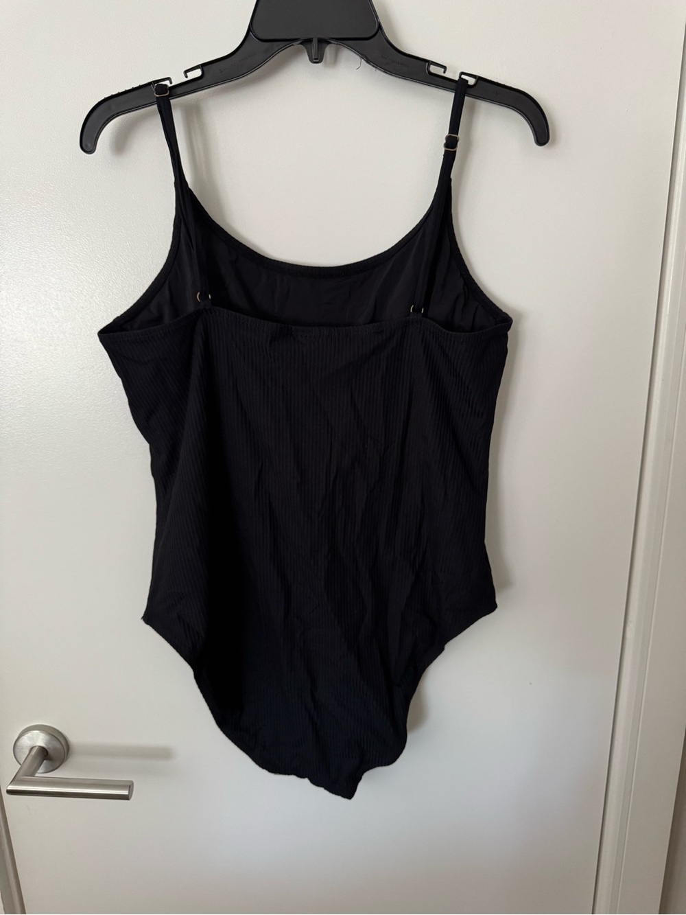 Andie Amalfi XL Long Torso Black Ribbed Swimsuit - Picture 2 of 8